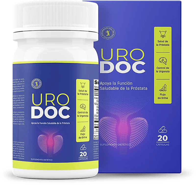 Urodoc — Cápsulas para la salud de la próstata y el bienestar urinario del hombre